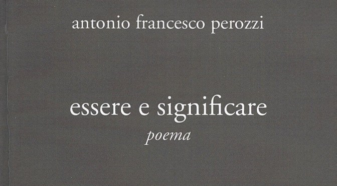 Una recensione di Marco Buzzi Maresca sulle poesie di Antonio Perozzi